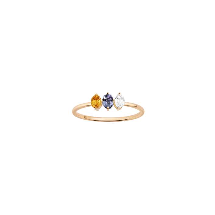 Birthstone Ring Vermeil Yellow Gold First