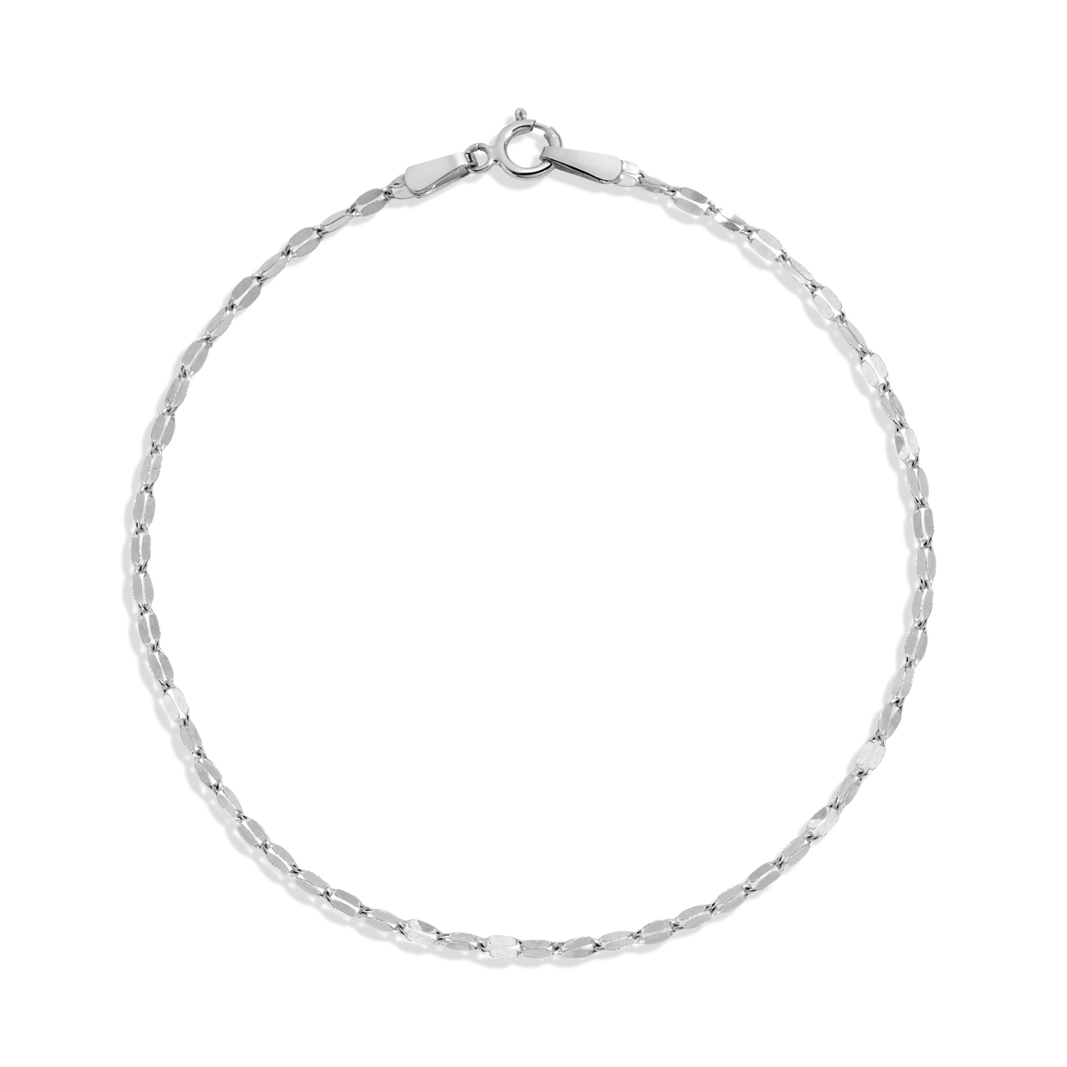 Valentino Chain Bracelet Vermeil 14k White Gold 6in 6.5in 7in 7.5in First
