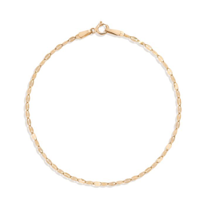 Valentino Chain Bracelet Vermeil 14k Yellow Gold 6in 6.5in 7in 7.5in First