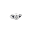 Antique Old European Cut Diamond and Blue Sapphire Ring