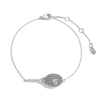 Lab Grown Diamond Tennis Racket Bracelet 14k White Gold 7.5in First