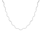 Lab Grown Diamond Wave Tennis Necklace