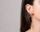Gold Hoop Earrings - 3mm