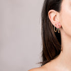 Lab Grown Diamond Hoop Earrings