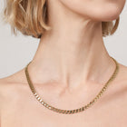 XL Gold Curb Chain Necklace
