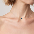 Birthstone Baguette Necklace