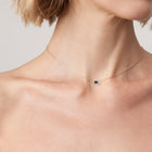 Birthstone Baguette Necklace