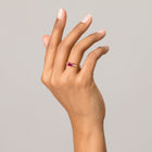 Birthstone Baguette Ring - Emerald
