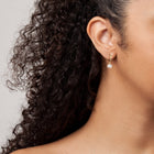 Pearl Huggie Earrings