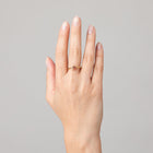 Toi et Moi Gemstone Mini Classic Ring - Amethyst & Red Ruby
