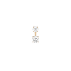 Lab Grown White Sapphire Ear Jacket