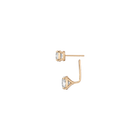 Lab Grown White Sapphire Ear Jacket