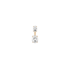 Lab Grown White Sapphire Ear Jacket