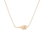 Aurate x Wilson: W Tennis Racket Necklace