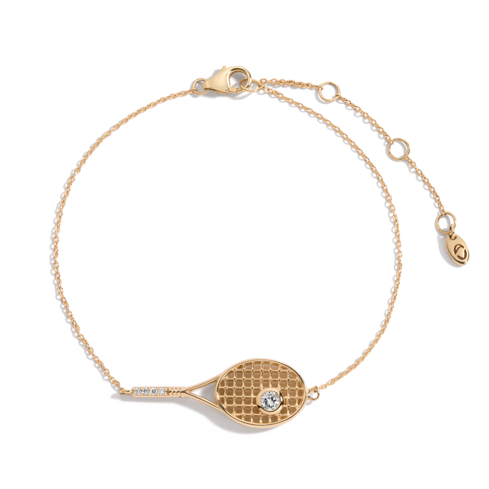 Lab Grown Diamond Tennis Racket Bracelet