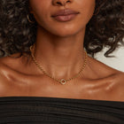 Rolo Chain Charm Necklace