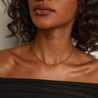 Rolo Chain Charm Necklace