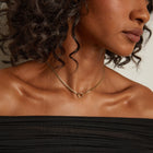 Curb Chain Charm Necklace