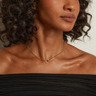 Curb Chain Charm Necklace