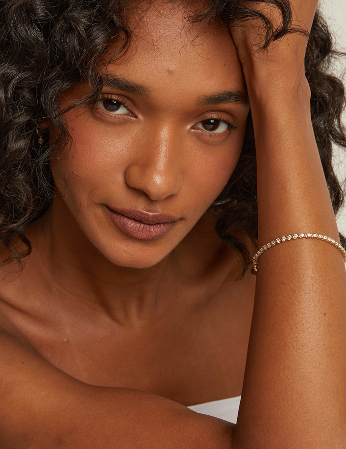 Lab Grown Diamond 'S' Estate Tennis Bracelet