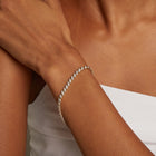 Lab Grown Diamond Triple 'S' Estate Tennis Bracelet