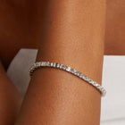 Lab Grown Diamond Emerald Tennis Bracelet