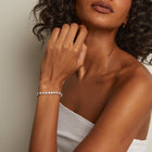 Lab Grown Diamond Oval Tennis Bracelet