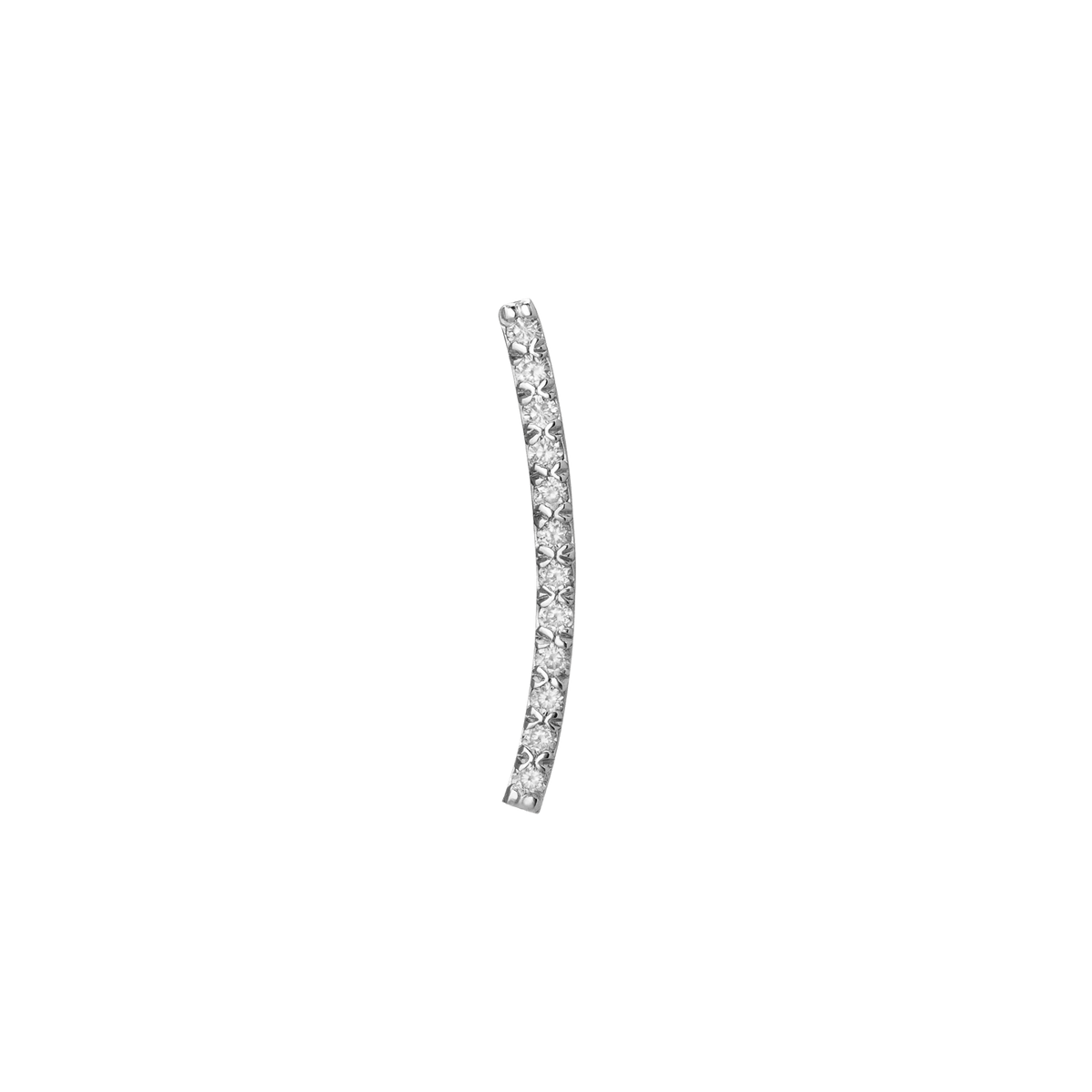 Archival Path Earring Vermeil White Gold Single Pair First