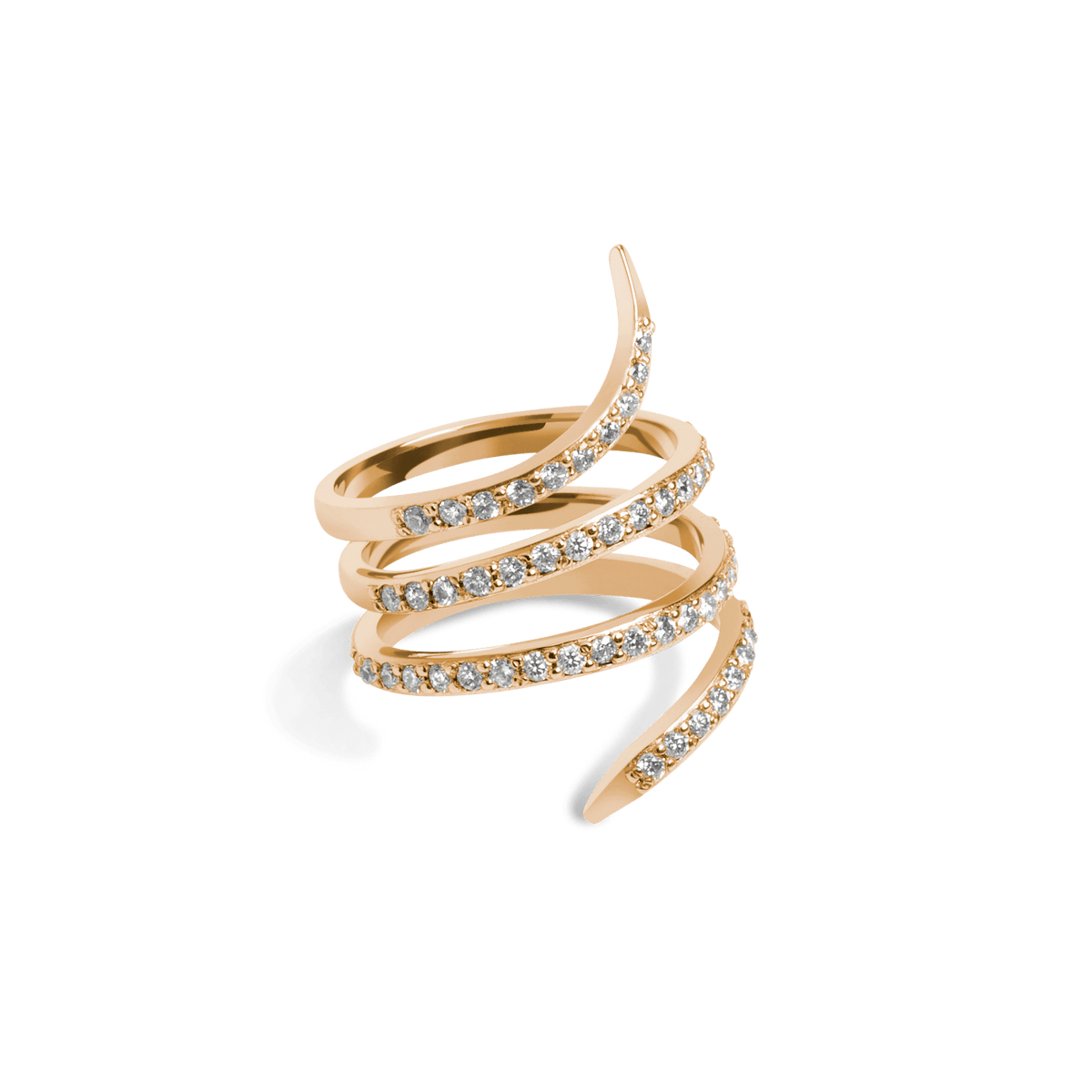 Archival Snake Ring Vermeil Yellow Gold