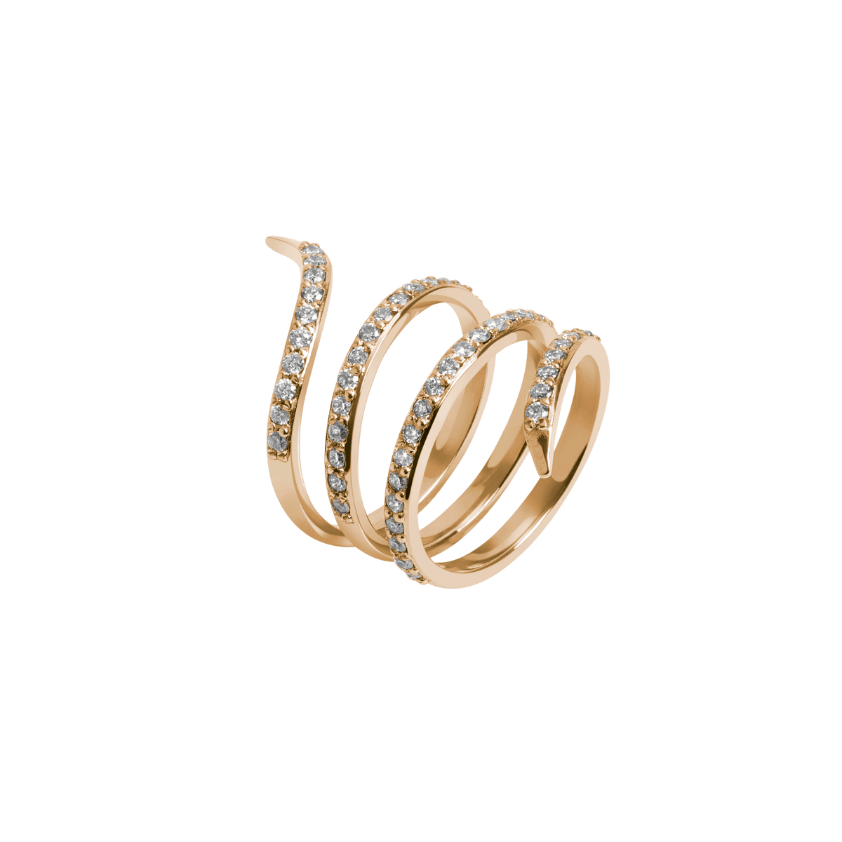 Archival Snake Ring Vermeil Yellow Gold
