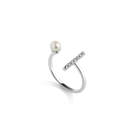 Archival Open Pearl Ring