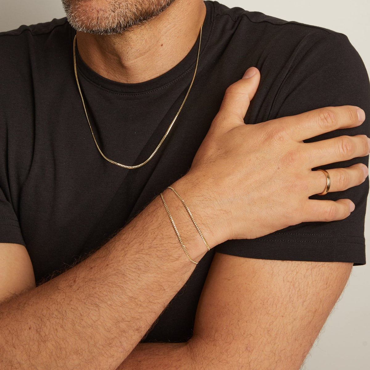 Small Cuban Chain Bracelet