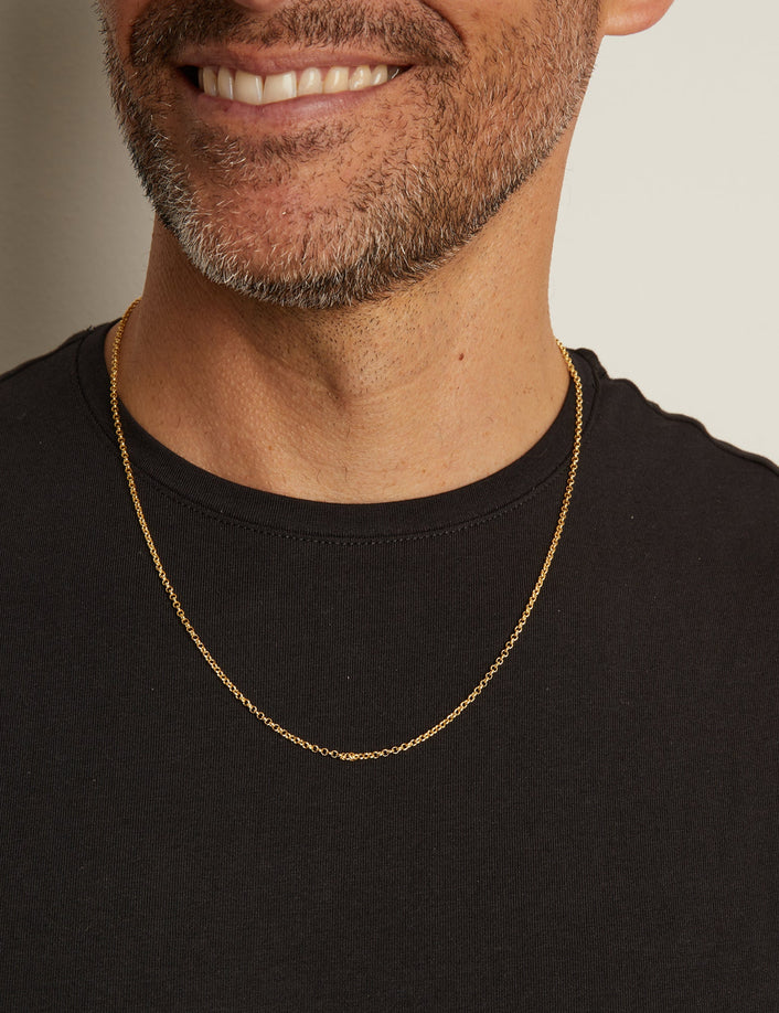 Small Rolo Chain Necklace