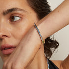 Ombré Rainbow Tennis Bracelet