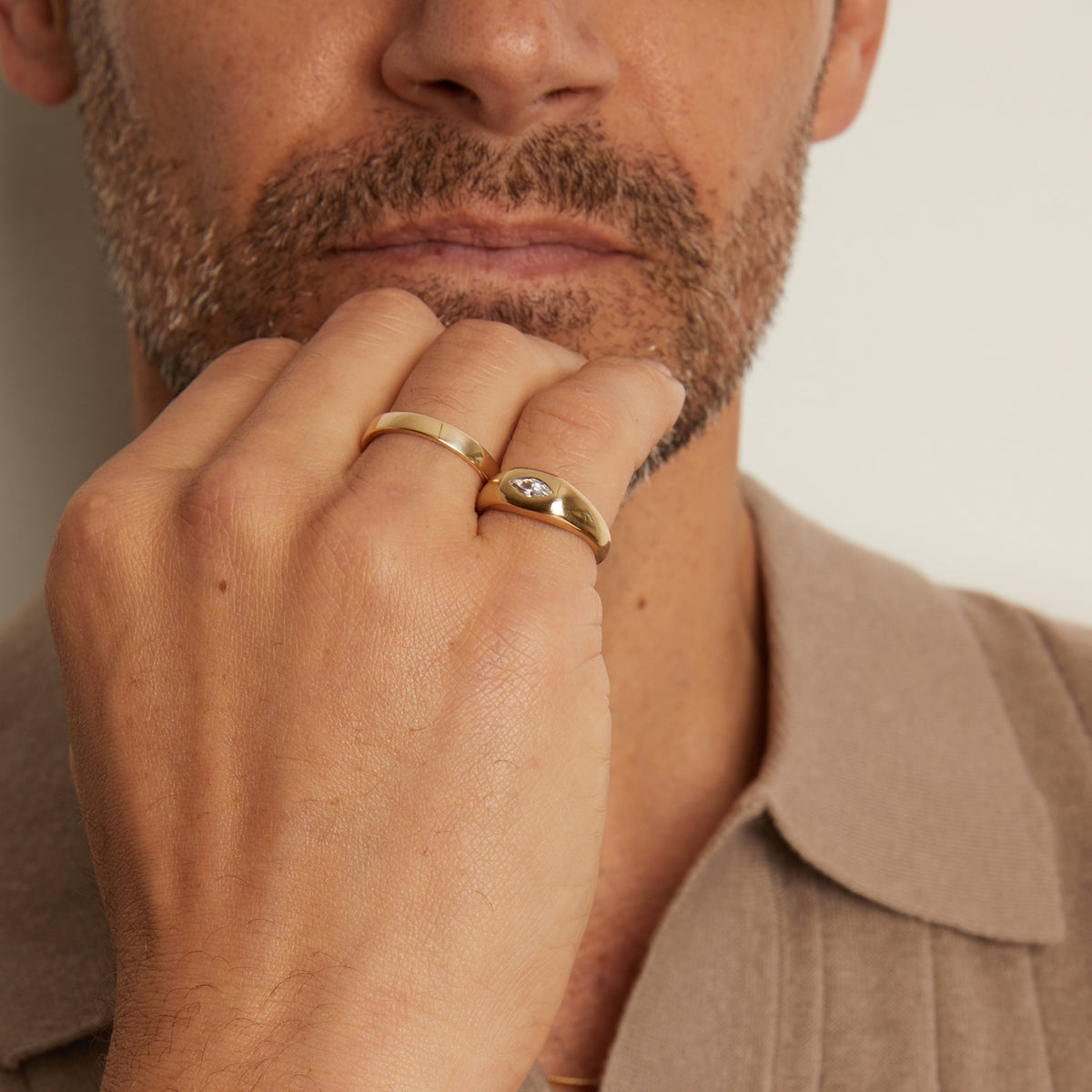 Chunky Lab Grown Diamond Marquise Ring