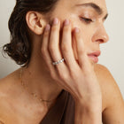4ct Round Lab Grown Diamond Eternity Ring