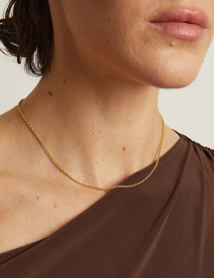 Small Rolo Chain Necklace