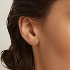 Lab Grown White Sapphire Climber