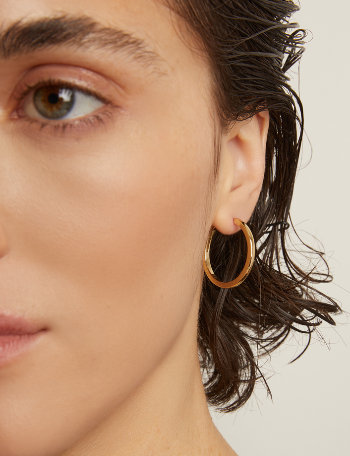 Medium Hinged Hoop Earrings