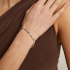 Lab Grown Diamond X Tennis Bracelet