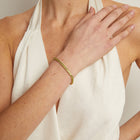 Lab Grown Green Peridot Tennis Bracelet