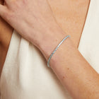 Lab Grown Blue Tourmaline Tennis Bracelet