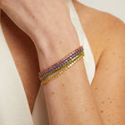 Lab Grown Citrine Tennis Bracelet