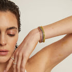 Lab Grown Amethyst Tennis Bracelet