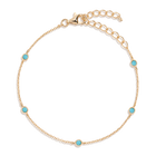 Aurate x Frye: Turquoise Station Bracelet