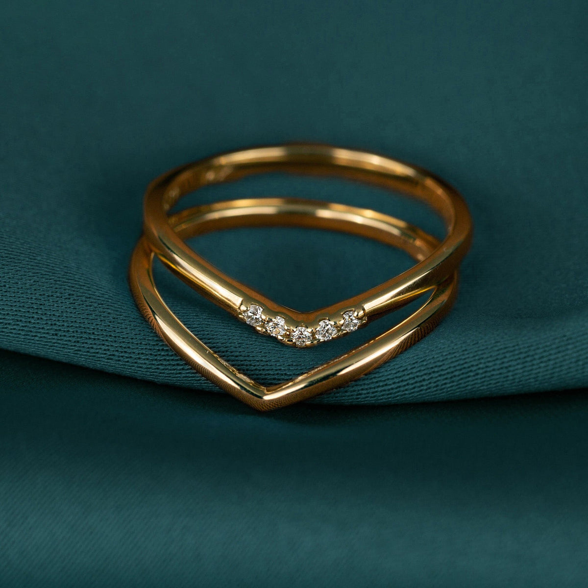 Diamond Brooklyn Bridge Ring