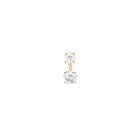 Lab Grown White Sapphire Ear Jacket