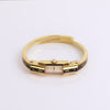 Video of gold and black watch on white background
