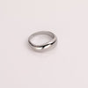 Video of a silver ring on white background.