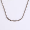 Video of Black Rhodium Tennis Necklace on white background.
